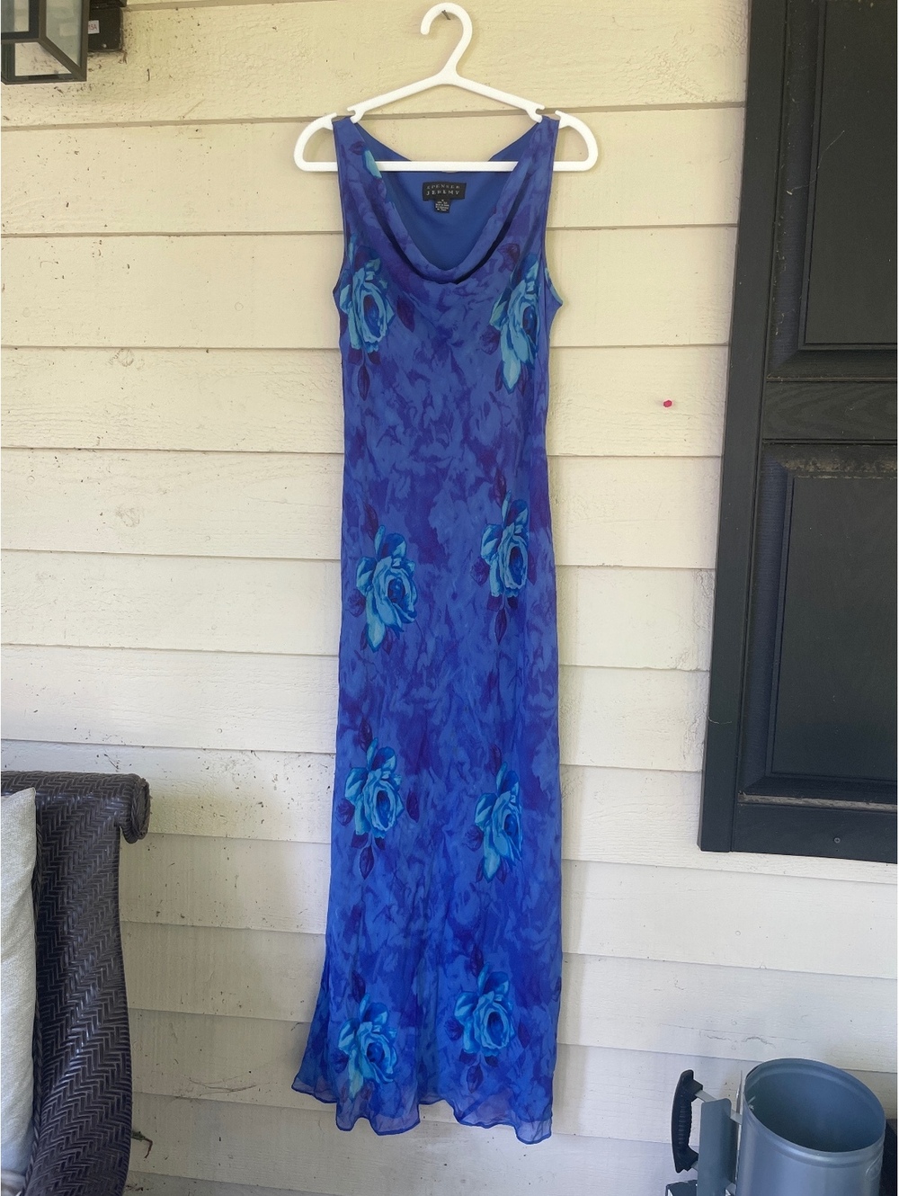 Vintage 90’s Spencer Jeremy floral Silk dress
